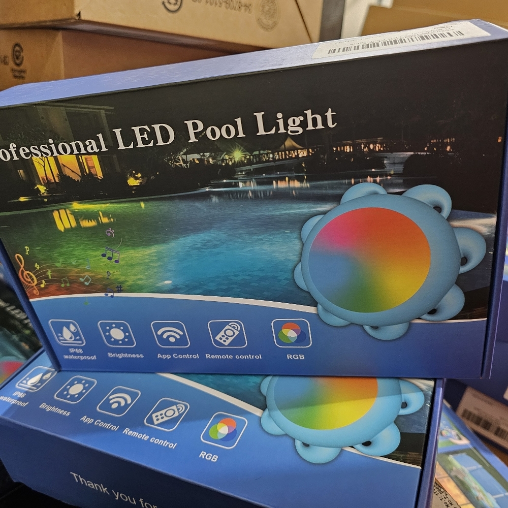Professional LED Pool light Modern Outdoor Lights Multicolors Brightness Control